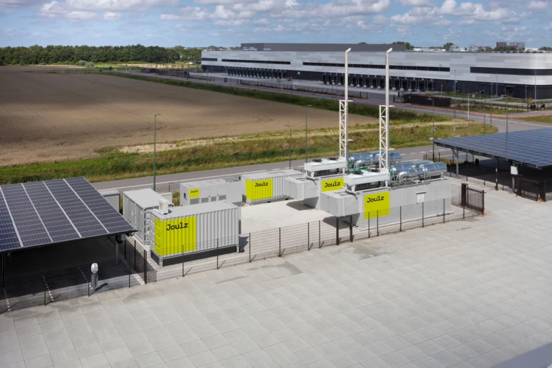Installatie branded energieplein schiphol trade park